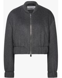 Another Tomorrow - Wool Bomber Jacket - Lyst