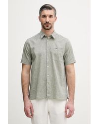 Barbour - Camicia Da Uomo Con Lino Shirt Dept - Lyst