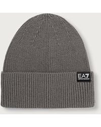 EA7 - Cappello Beanie Da Donna Con Lana - Lyst