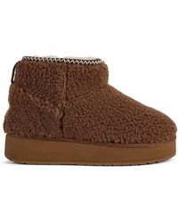 EMU - Stinger Micro Flatform Teddy Stivali Da Neve Da Donna - Lyst