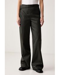 MSGM - Pantaloni Straight Da Donna - Lyst