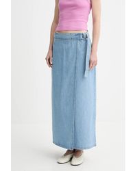 Levi's - Levi's Gonna Di Jeans Column Wrap Skirt - Lyst