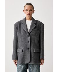 ELEH - Giacca Monopetto Da Donna Con Lana - Lyst