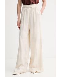 Gestuz - Pantaloni Da Donna Con Lino - Lyst