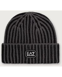 EA7 - Cappello Beanie Da Uomo Con Lana - Lyst