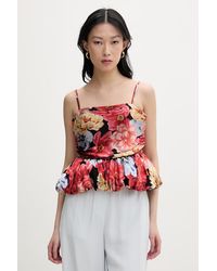 Gestuz - Camicetta Con Spalline Da Donna Con Seta - Lyst