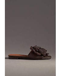 Maeve - Crochet Flower Slide Sandals - Lyst