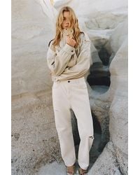Pilcro - The Mila Mid-Rise Straight-Leg Jeans By - Lyst