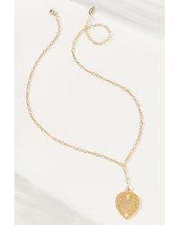 By Anthropologie - Heart Pendant Necklace - Lyst