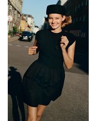 By Anthropologie - Cap-Sleeve Twofer Mini Dress - Lyst
