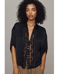 Pilcro - Quincy Lace Blouse By - Lyst