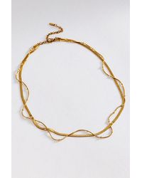 By Anthropologie - Water-Resistant Layered Necklace - Lyst