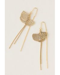 By Anthropologie - Fan Tassel Drop Earrings - Lyst