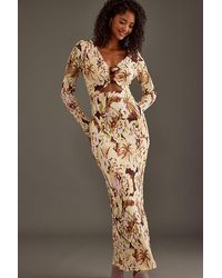 Significant Other - Simona Long-sleeve Cutout Maxi Dress - Lyst