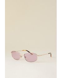 Messyweekend - Lexie Slim Metal Sunglasses - Lyst