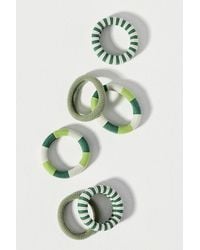 By Anthropologie - Striped Hair Ties, Set Of 6 - Lyst