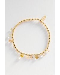 By Anthropologie - Plated Floating Crystal Bracelet - Lyst