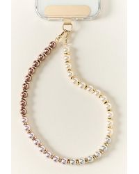 By Anthropologie - Gradient Pearl Phone Chain - Lyst