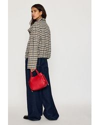 Maeve - Faux-Leather Mini Tulip Satchel - Lyst