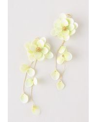 By Anthropologie - Floral Drop Earrings - Lyst
