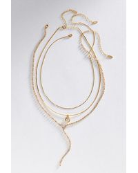 By Anthropologie - Shades Of Sea Layered Necklaces Set - Lyst