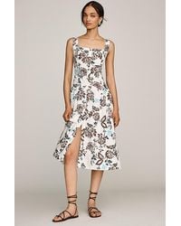 By Anthropologie - Cotton Buttondown Midi Dress - Lyst