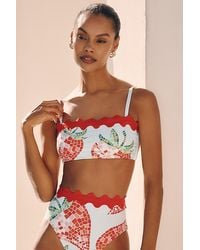 Celandine - Misty Ric-Rac Bandeau Bikini Top - Lyst
