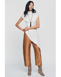 Maeve - Marnie Taffeta Tapered Trousers - Lyst