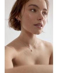 By Anthropologie - Crystal Initial Necklace - Lyst