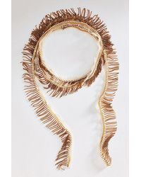By Anthropologie - Prelayer Wrap Tassel Necklace - Lyst