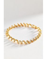 By Anthropologie - Spiral Crystal Bracelet - Lyst