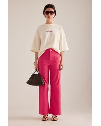 Maeve - The Colette Full-Length Wide-Leg Trousers By - Lyst