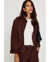 By Anthropologie - High-Neck Utility Jacket - Lyst