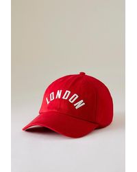 By Anthropologie - London Embroidered Baseball Cap - Lyst