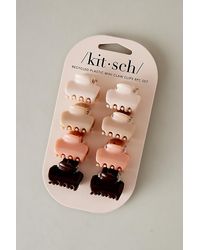 Kitsch - Mini Puffy Hair Claw Clips, Set Of 8 - Lyst