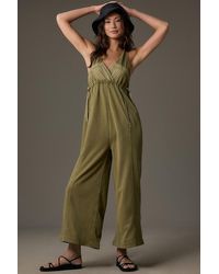 Daily Practice by Anthropologie - Fresh Air Racerback Jumpsuit - Lyst
