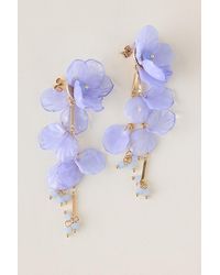 By Anthropologie - Floral Drop Earrings - Lyst