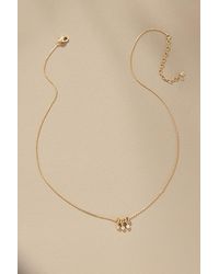 Anthropologie - Gold-plated Tiny Charm Pendant Necklace - Lyst