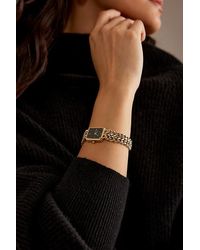 ROSEFIELD - Rosefield Octagon-Plated Double-Chain Wrist Watch - Lyst