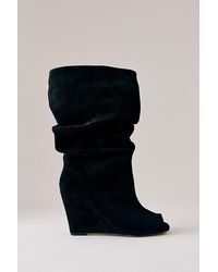 Silent D - Kiki Peep-Toe Tall Boots - Lyst