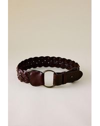By Anthropologie - Leather Braid Belt - Lyst