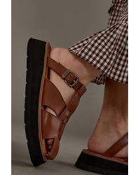 ASRA - Magnolia Backless Leather Sandals - Lyst