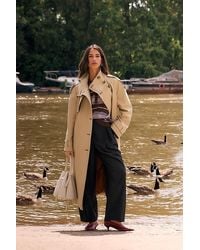 By Anthropologie - Lottie Maxi Trench Coat - Lyst