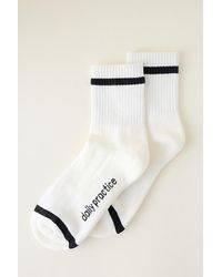 Daily Practice - Stripe Crew Socks - Lyst