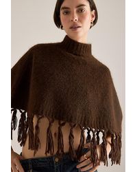 Mare Mare - Fringed Poncho - Lyst