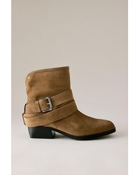 Bronx - Brodey Buckle Leather Ankle Boots - Lyst