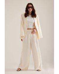 SELECTED - Ellie Wide-Leg Trousers - Lyst