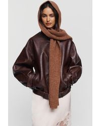By Anthropologie - Long Knit Hood Scarf - Lyst