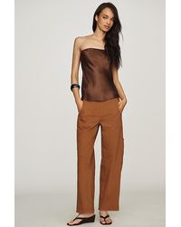 Maeve - Mid-Rise Tapered Jeans - Lyst