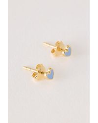 Enamel Copenhagen - Amore Heart Stud Earrings - Lyst
